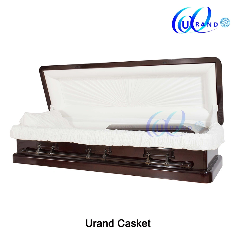 Solid Mahogany High Gloss Distributor Price with Local American Style Casket