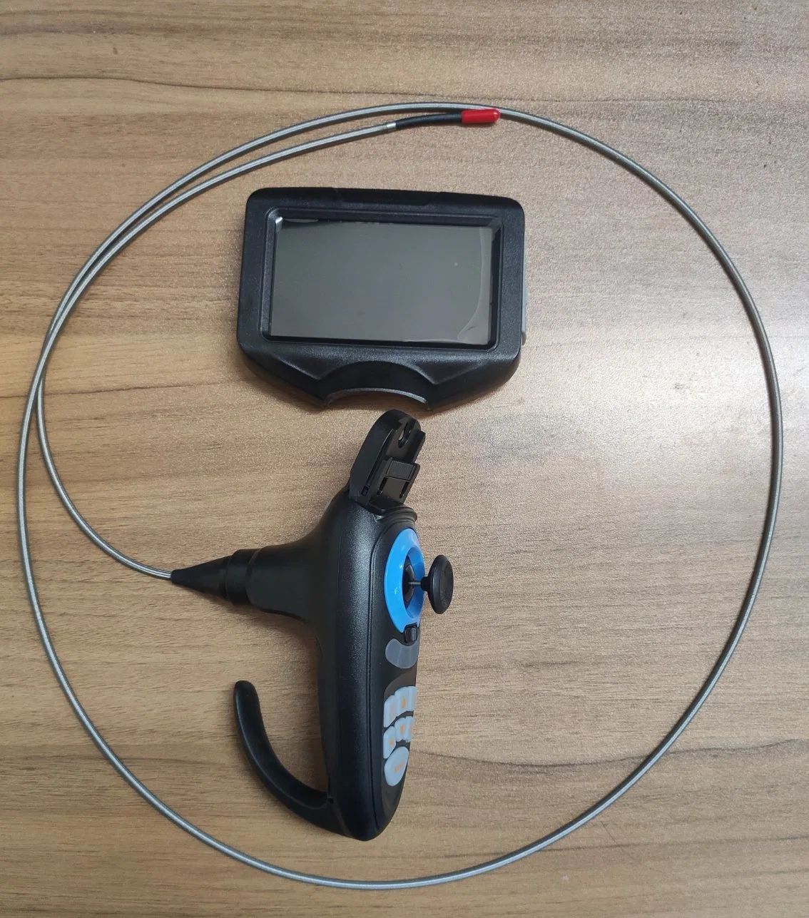 Appareil photo de l'endoscope souple avec 120 degrés à l'articulation, 16 mm de longueur de la sonde, d'éclairage LED