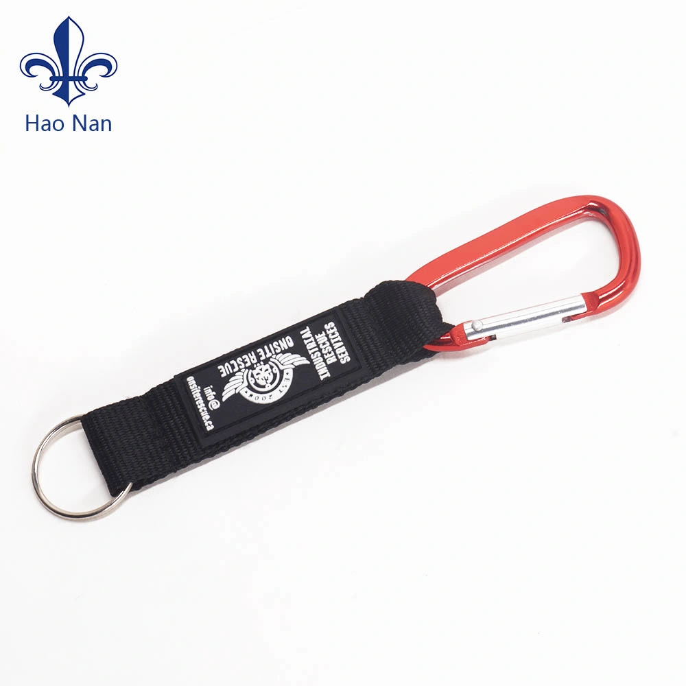 Promotion Cheap Custom Snap Carabiner Hook with Short Strap