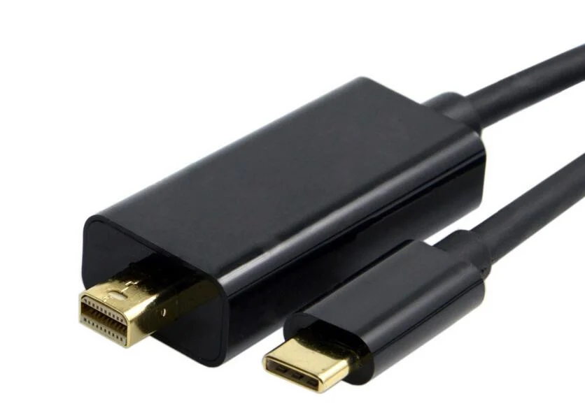 USB 3.1 USB-C to Mini Displayport Dp Male 4kx2K Cable 1.8m