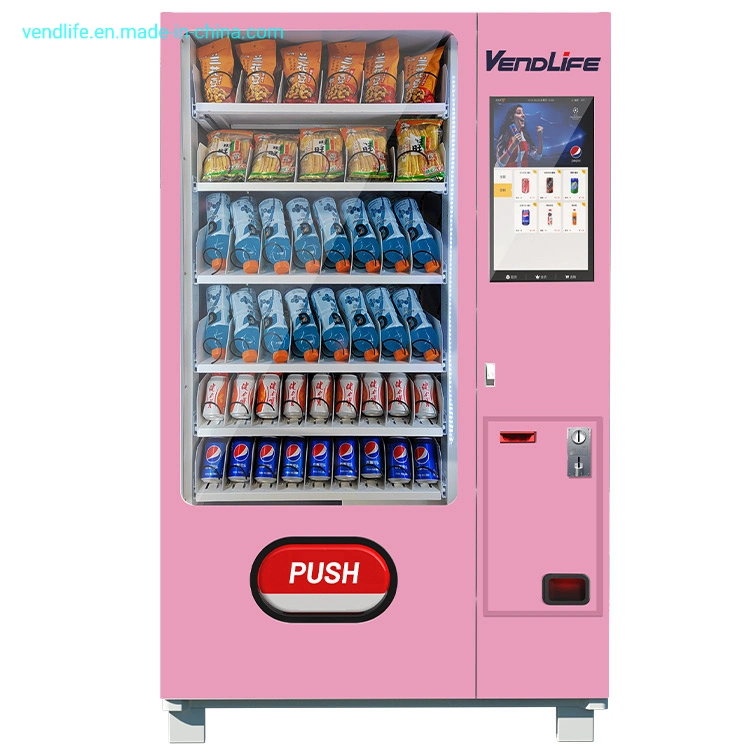 Outdoor Park Self Vending Machine Business for Foods and Drinks Nail Art Vendlife Vending Machine