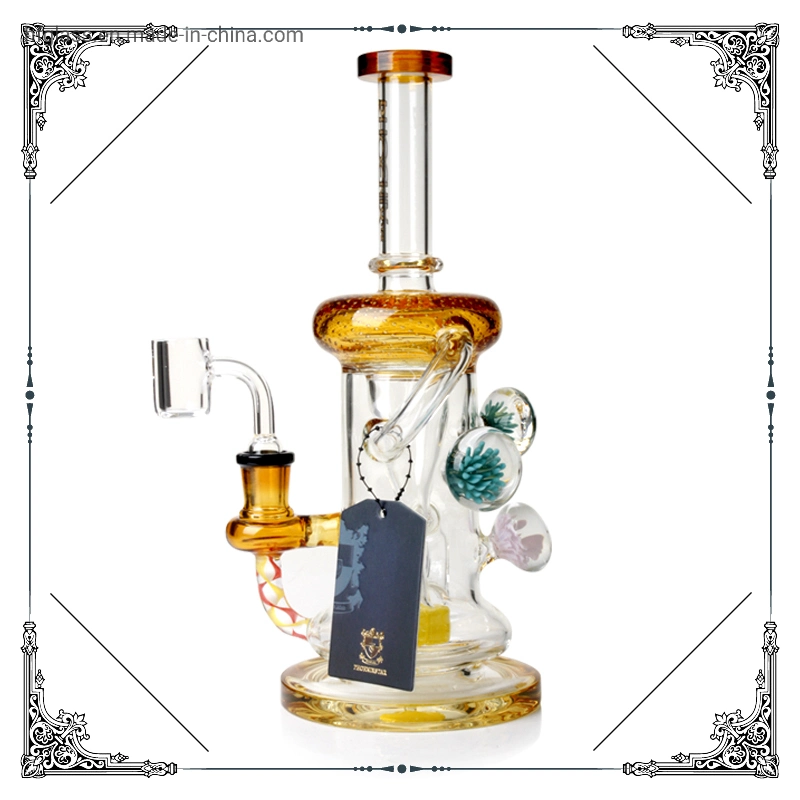 Phoenix Star 10 Inches Oil DAB Rig Recycler Showerhead Perc 4mm Quartz Bangers Glass Smoking Water Pipe China Wholesale/Supplier