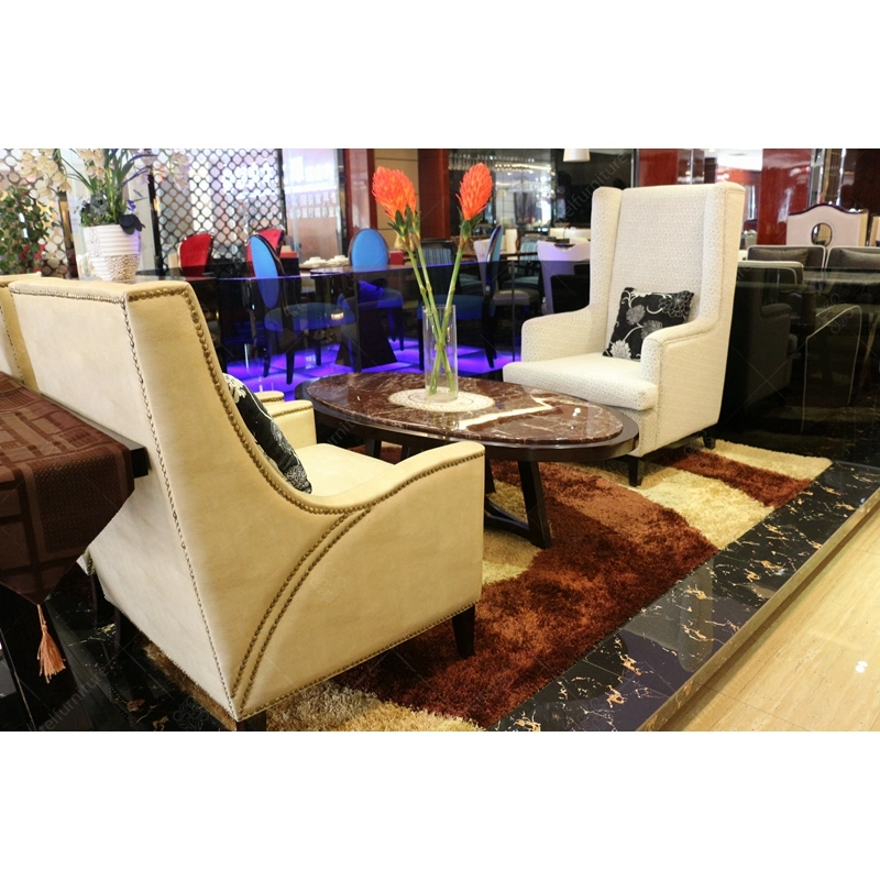 Modern Hotel Lobby Furniture Design with Contemporary Sofa Chair