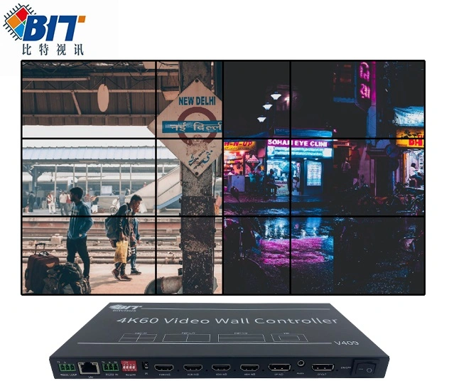 El producto más popular 4K/8K HDMI 2x3 2X6 Mezclador de vídeo de 4K Matrix 3X4 3X2 Controlador de la pared de vídeo