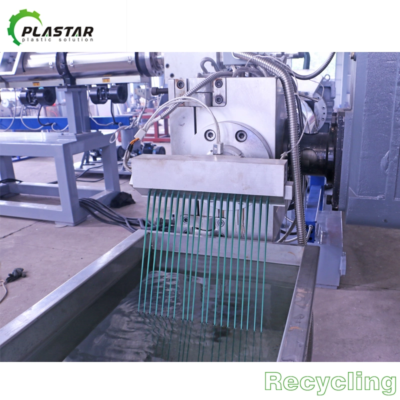 Waste Plastic Recycling Pelletizing Line Machine to Produce Pellet PE Film Recycling Pelletizer Granulator