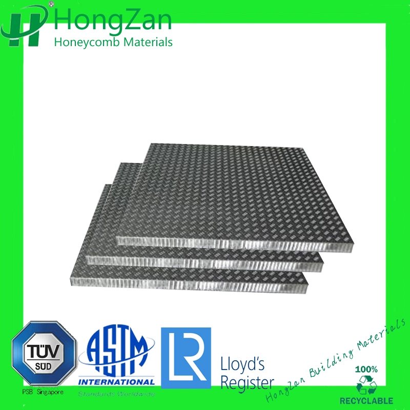 #304 Mirror Finished Anti Slip Stainless Steel Honeycomb Panel