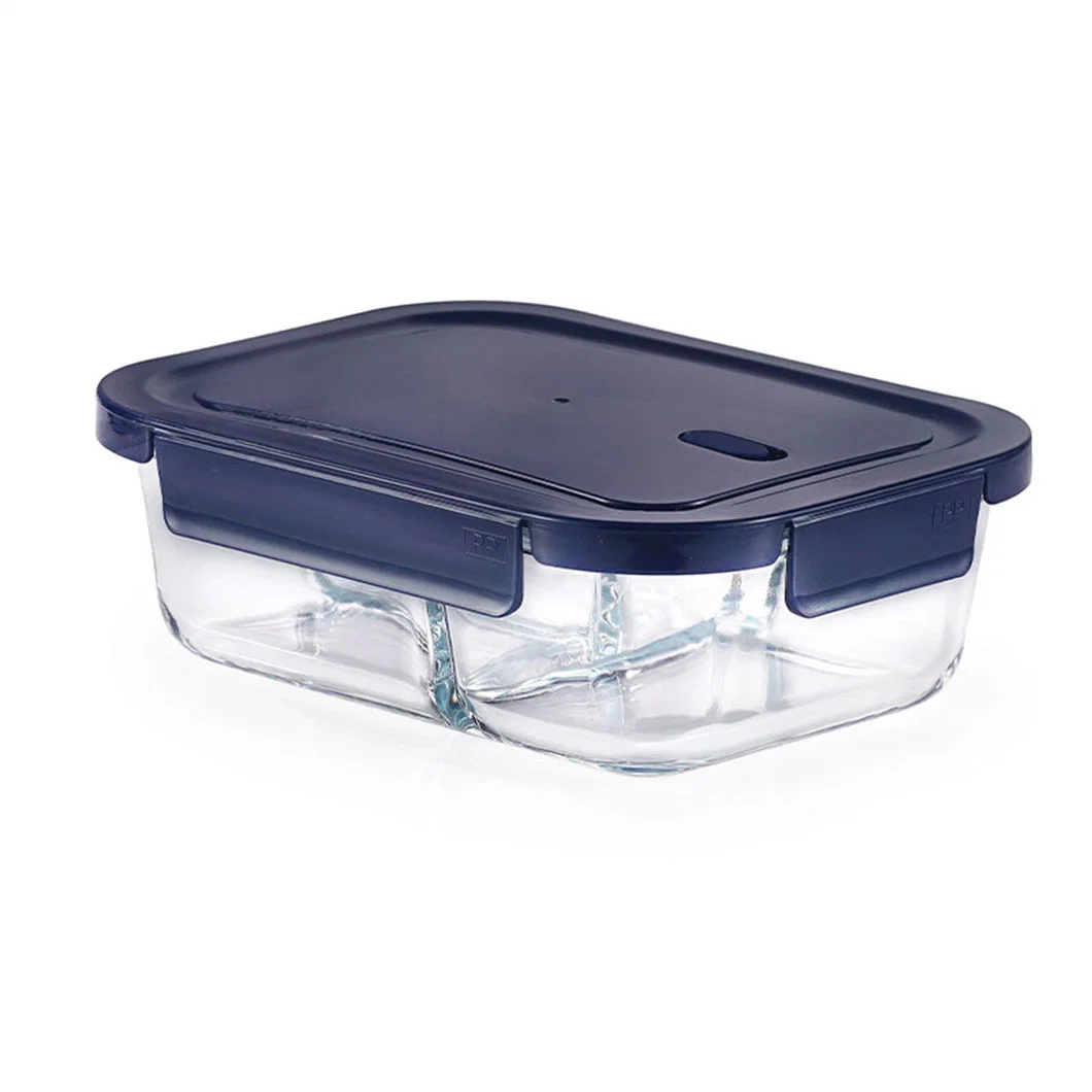 Knusprige Glas-Lunchbox Mikrowelle Beheizte Versiegelte Obst Bento-Box