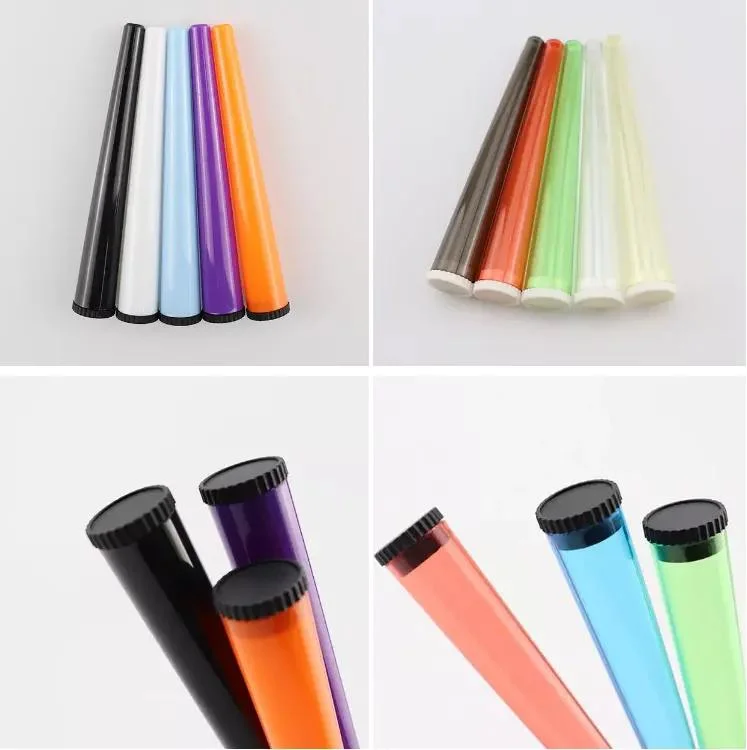 Plastic Small Tube Storage Bottle DIY Cone Empty Cigarette Cigar Filter Tube