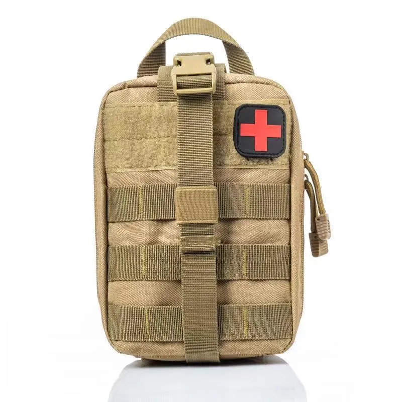 Trousse de premiers soins tactique de style militaire Trousse médicale polyvalente Kit de premiers soins pour survie en extérieur