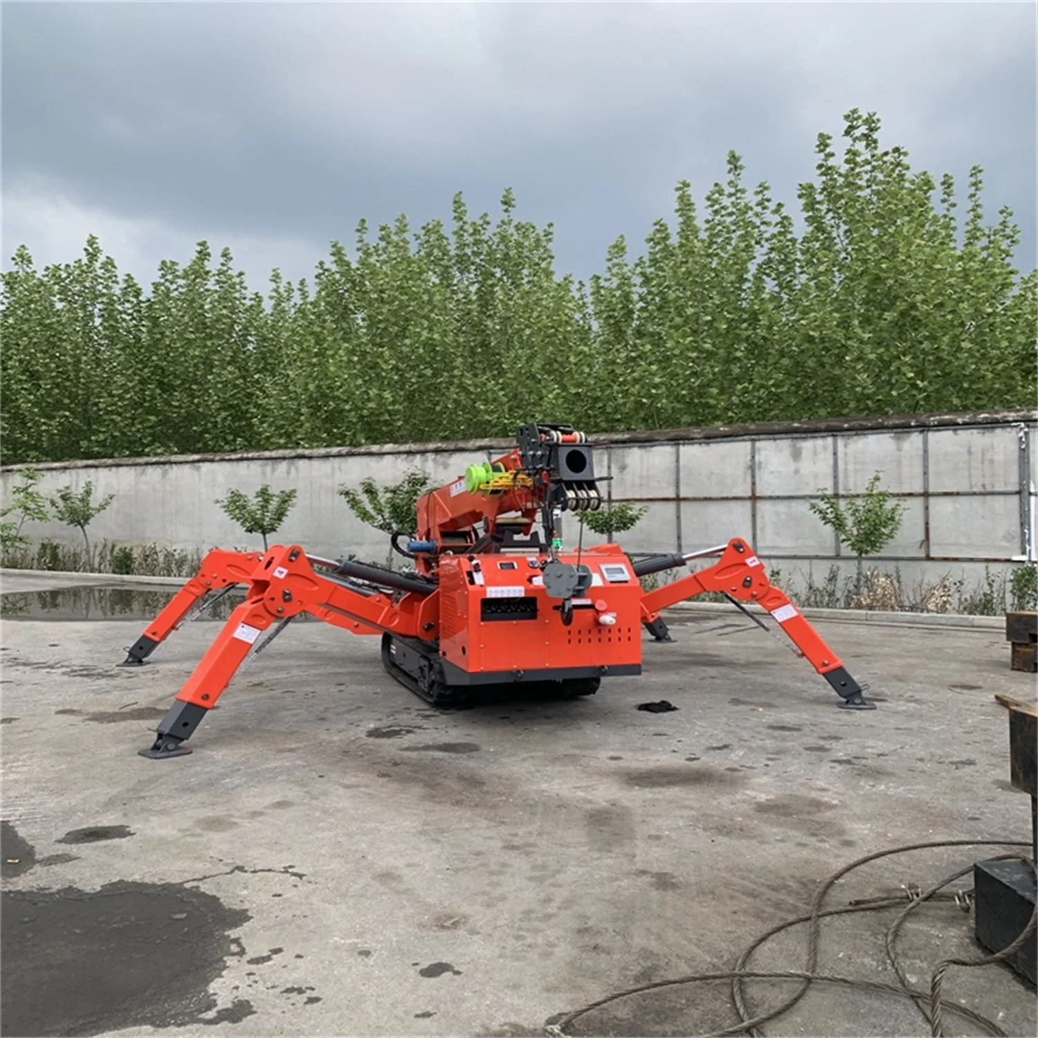 Mini Spider Crane Hydraulic Telescopic Boom Mini Crane Machine