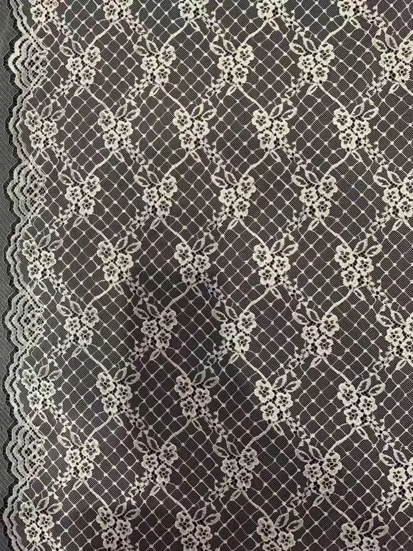 2021 Wholesale/Supplier Latest Hot Selling Flower Embroidery Polyester Stretch Lace Fabric French Lace Fabric for Wedding Dress