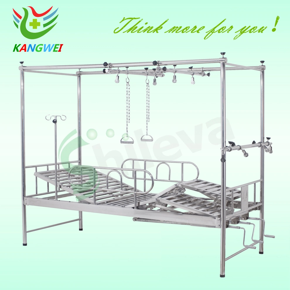 Hot-Sale Stainless Steel Orthopedic Bed with Adjustable Traction Bed