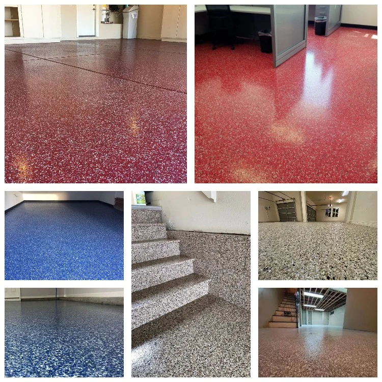 Hot Sale Composite Rock Slice Candle Color Metal Flake Epoxy Flakes Flooring Flake Chips Floor Paint Wall Coating