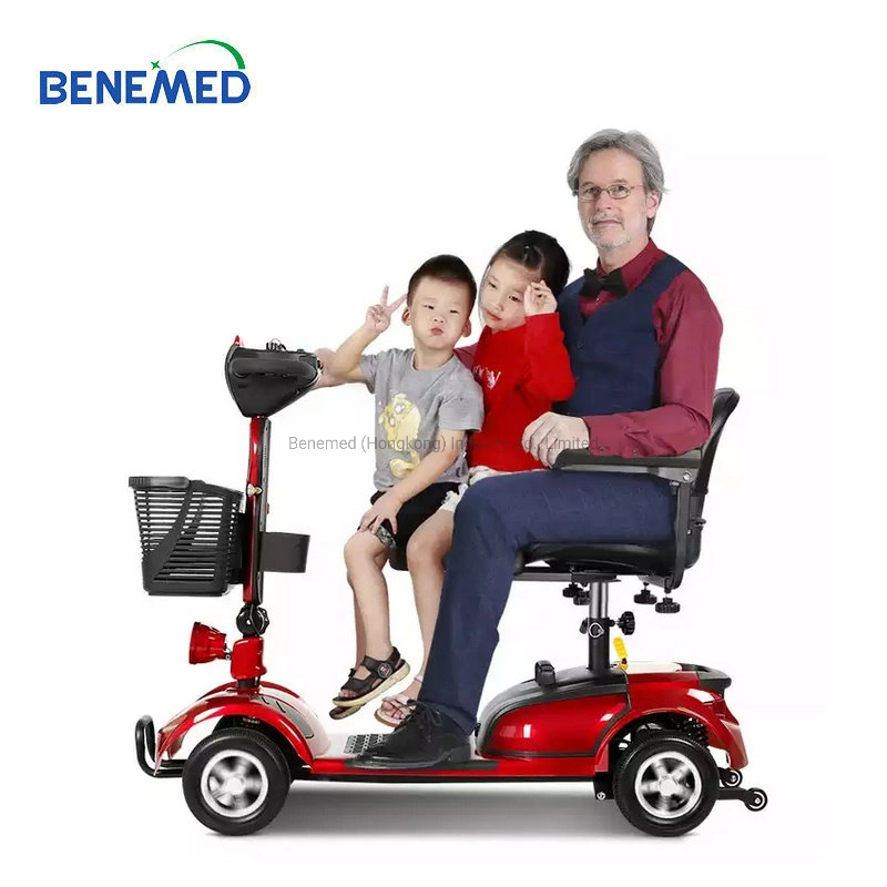 Foldable 48V 500W 12ah Battery 4 Wheel Vigorous Electric Mobility Scooter for Elder Disabled