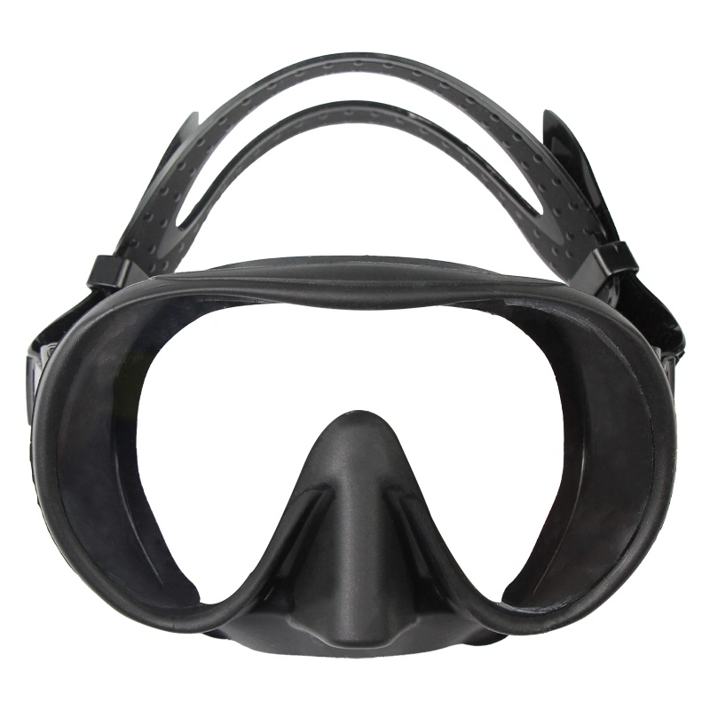 Factory Tempered Glass Lens Silicone Face Mask Fashion Adults Free Diving Gear Goggles Snorkeling Low Volume Freediving Mask