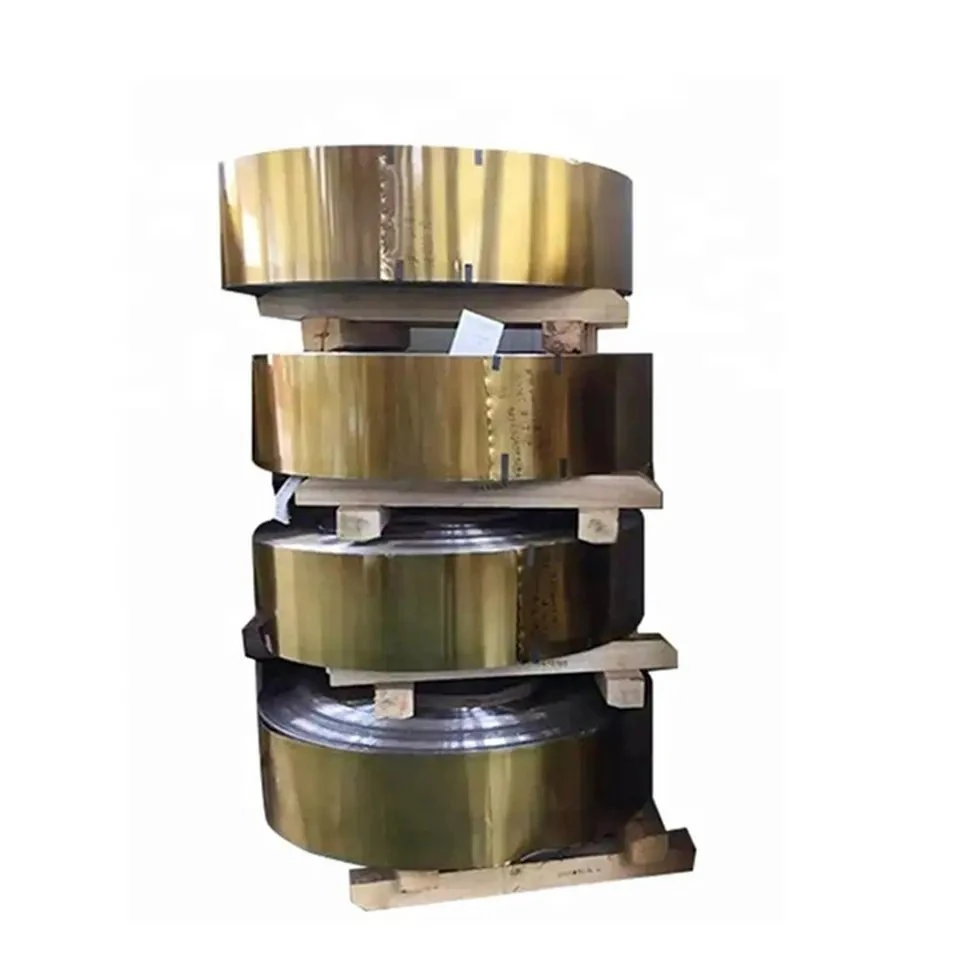 Golden Lacquered Tin Plated Ca Finished Printed Tinplate Steel Coil