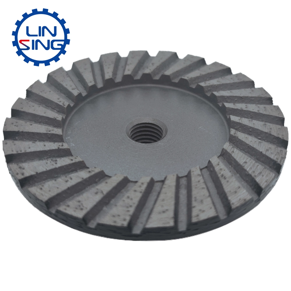 Rock Drilling Tools Dry Diamond Cup Wheel for Stone Edge Grinding