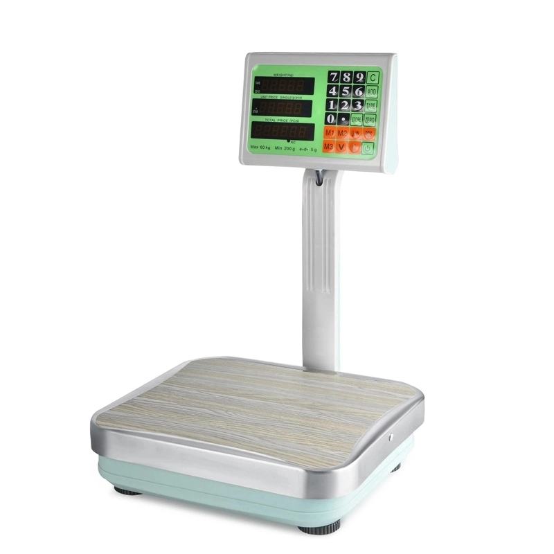 Electronic Price Computing Platform Scale 300 Kg Digital Weighing Scale Small Scale Industrial Machine Weight Function OEM