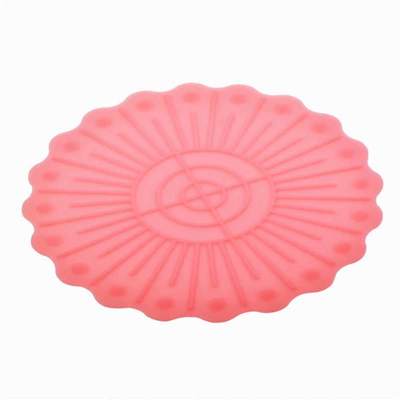 Factory Custom High Quality Silicone Cup Coaster Flower Shapes