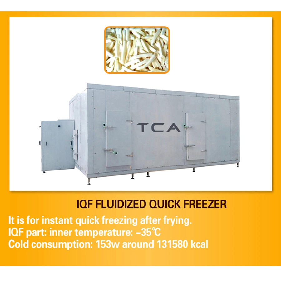 TCA High quality/High cost performance  French Half Fries Production Line Frozen French Fries Assembly Line Trade