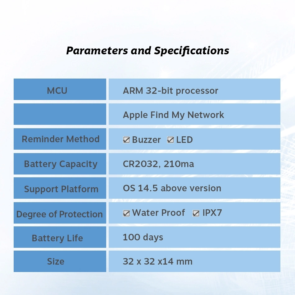 Apple MFi certification, GPS locator, Airtag luggage locator, Anti-lost, Tracking device, Apple locator, AirTag same style, No distance limit pet locator