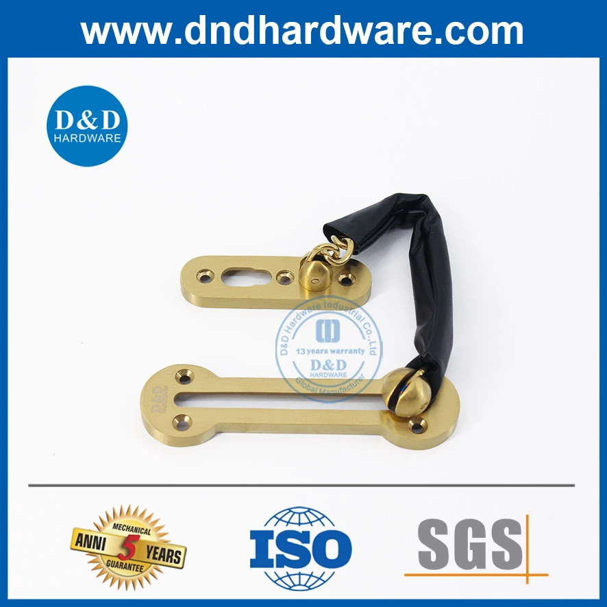 Satin Brass Apartment Door Chain Stainless Steel for House