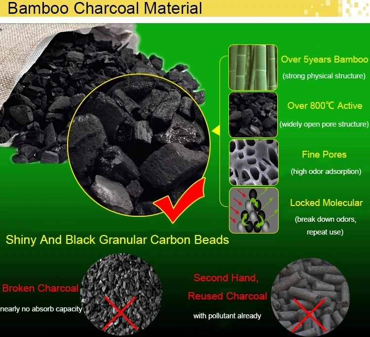 Характер свежего бамбука древесный уголь очистки воздуха для автомобилей дома оформление
