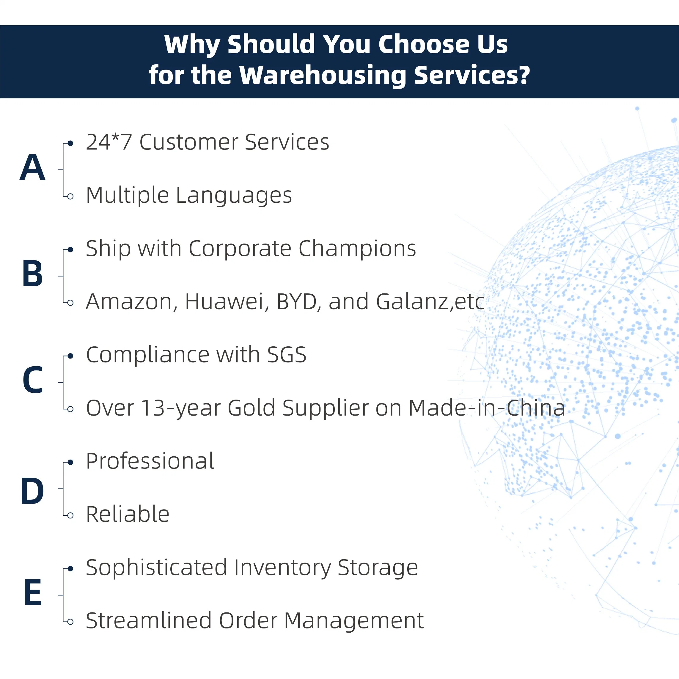 Service d'entrepôt de location expérimenté ou service de consolidation Air Sea professionnel en Chine