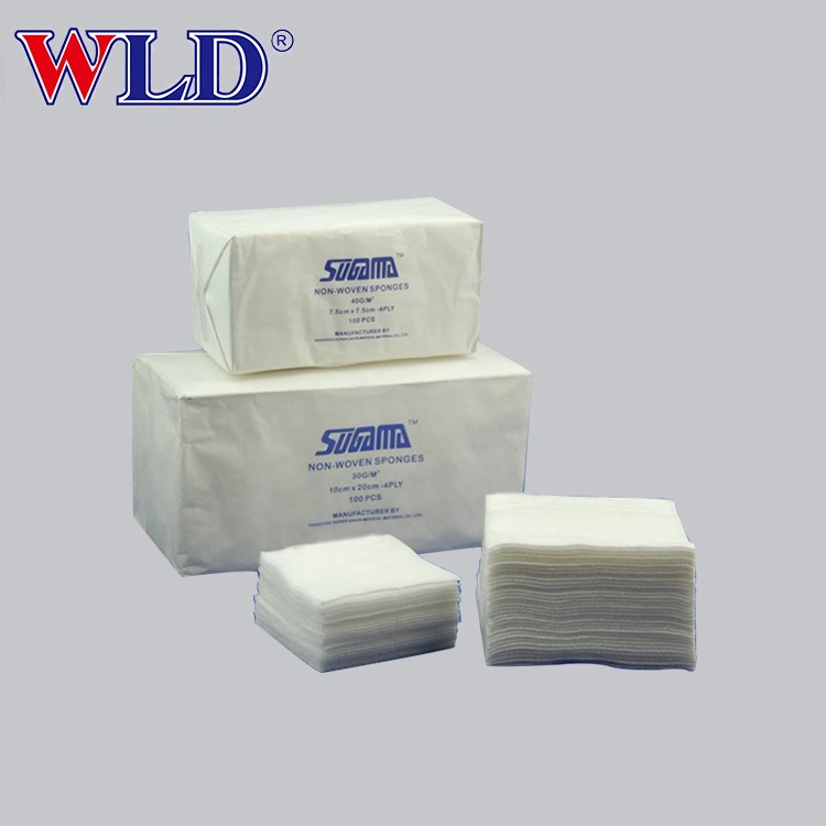 Manufacturer Disposable Medical Non Sterile Lap Sponges Abdominal Pad China Supplier with CE 100% Pure Cotton