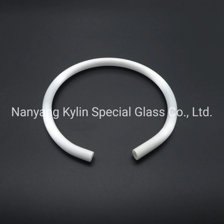 C Shape Helical Spiral Thermocouple Quartz Glass Coil for Heater