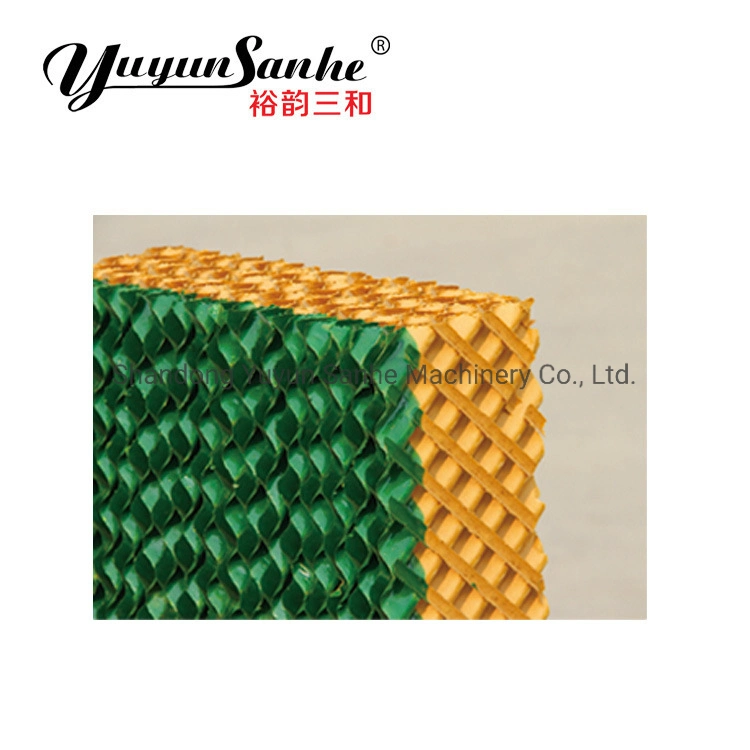 7090/7060/5090 Evaporative Cooling Pad Honeycomb Pad Cellulose Pad for Poultry Farm Greenhouse Industry Cooling System