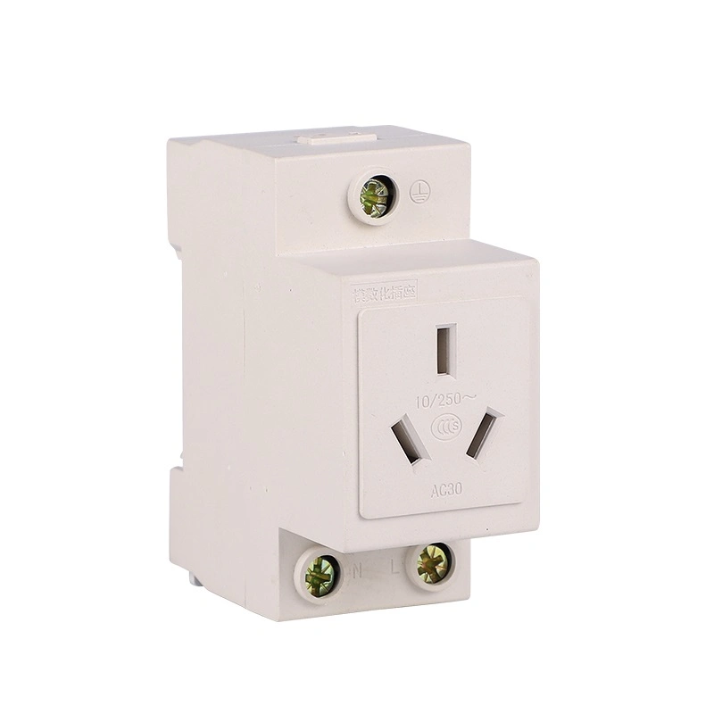 Modular Socket Germany Type DIN Rail Socket Outlet