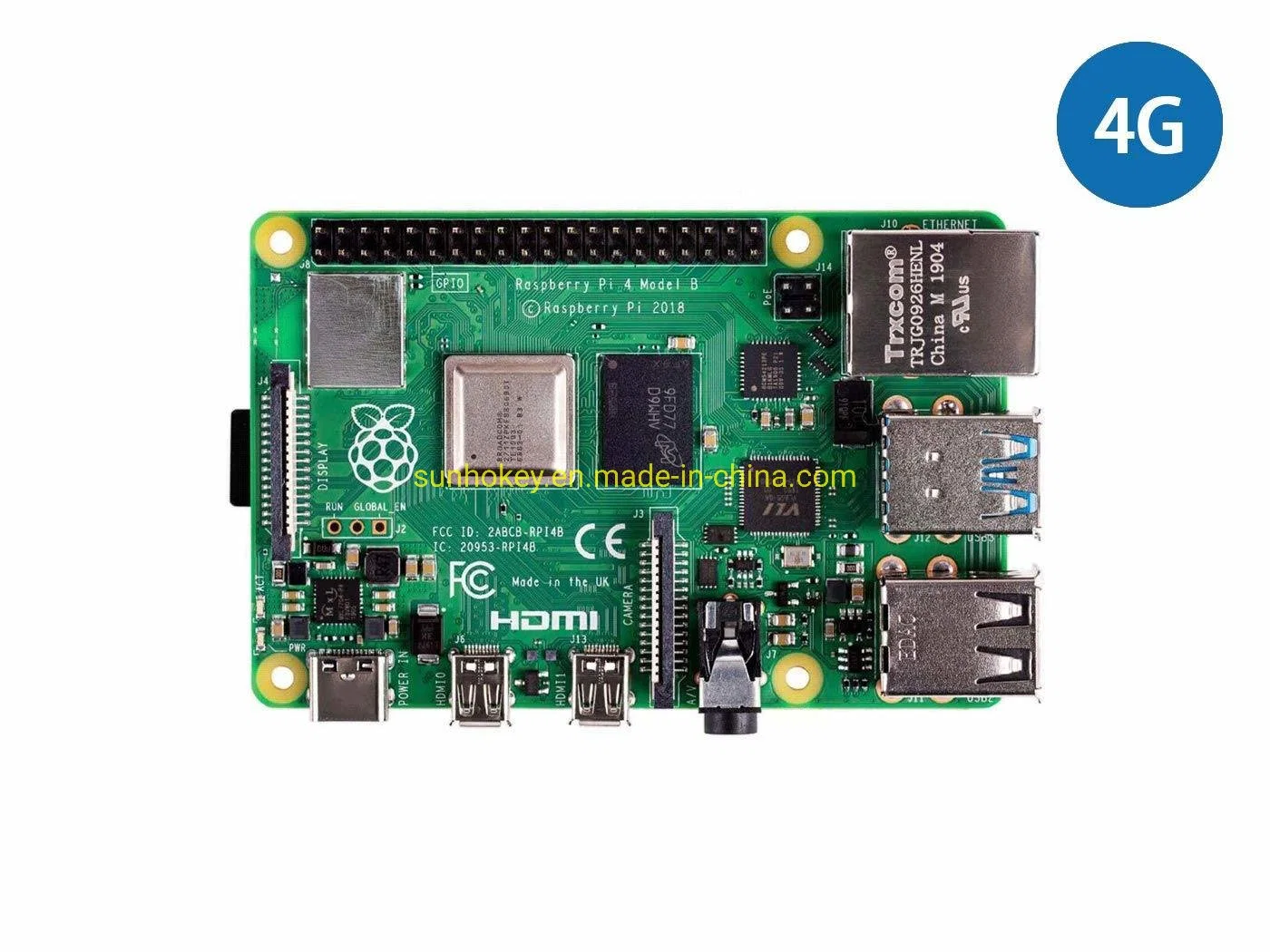 100% Original Raspberry Pi 4 Modell B 4GB