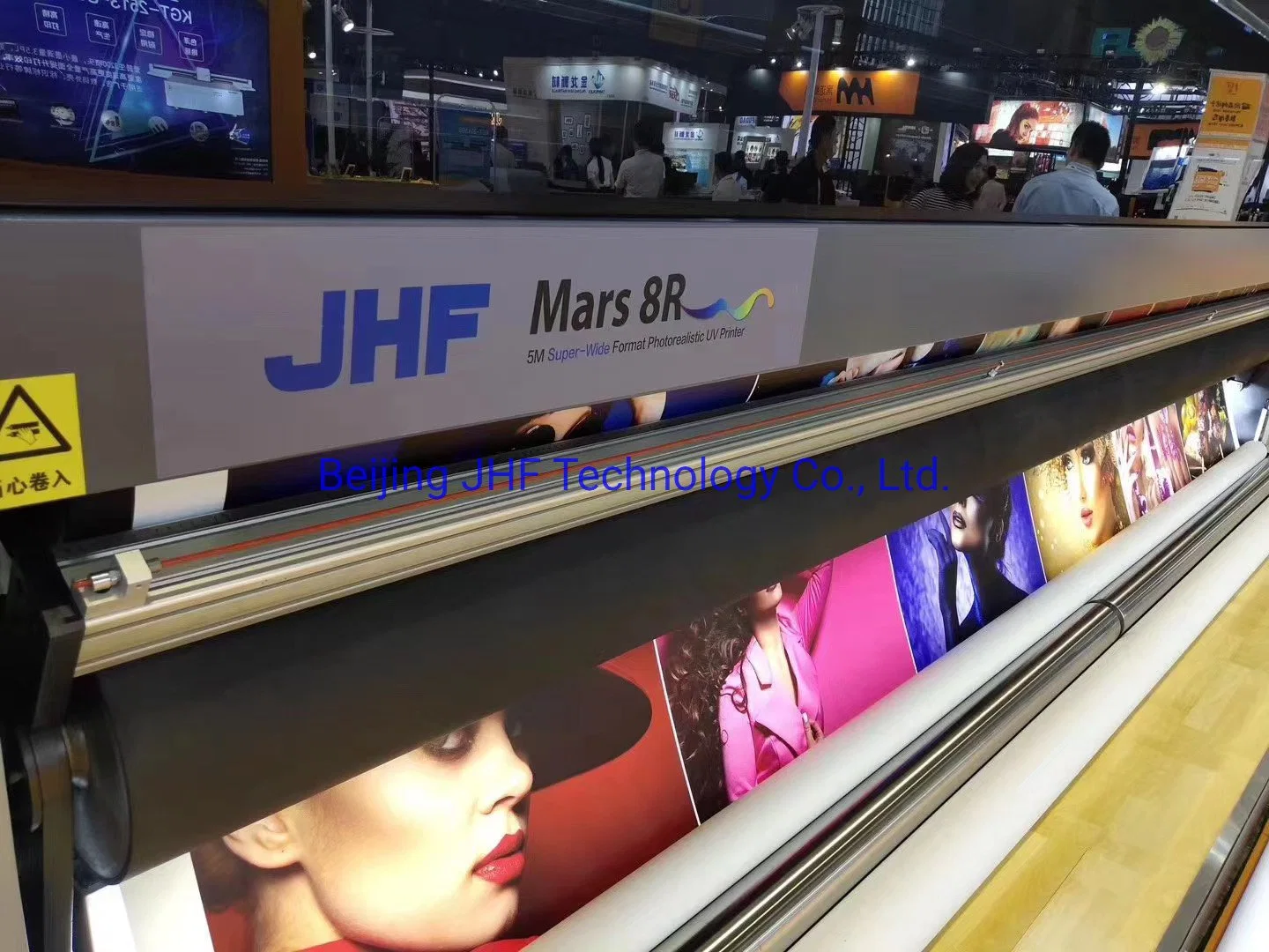 New Model Chinese Manufacture/Hybrid/ Flatbed/Roll to Roll Mars 8r UV Industrial Printer with 5 Meters Wide 16 Industrial Printhead Double 8 Color