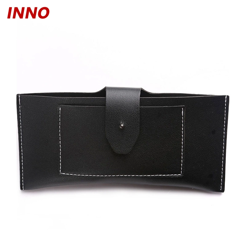 Inno-R016 GM Original Factory Soft PU Leather Protective Case with Paper Box Paper Bag Kits for Sunglasses, Custom Logo Eco-Friendly