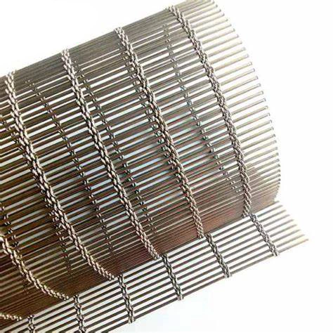 304 316 Stainless Steel Woven Metal Wall Cladding