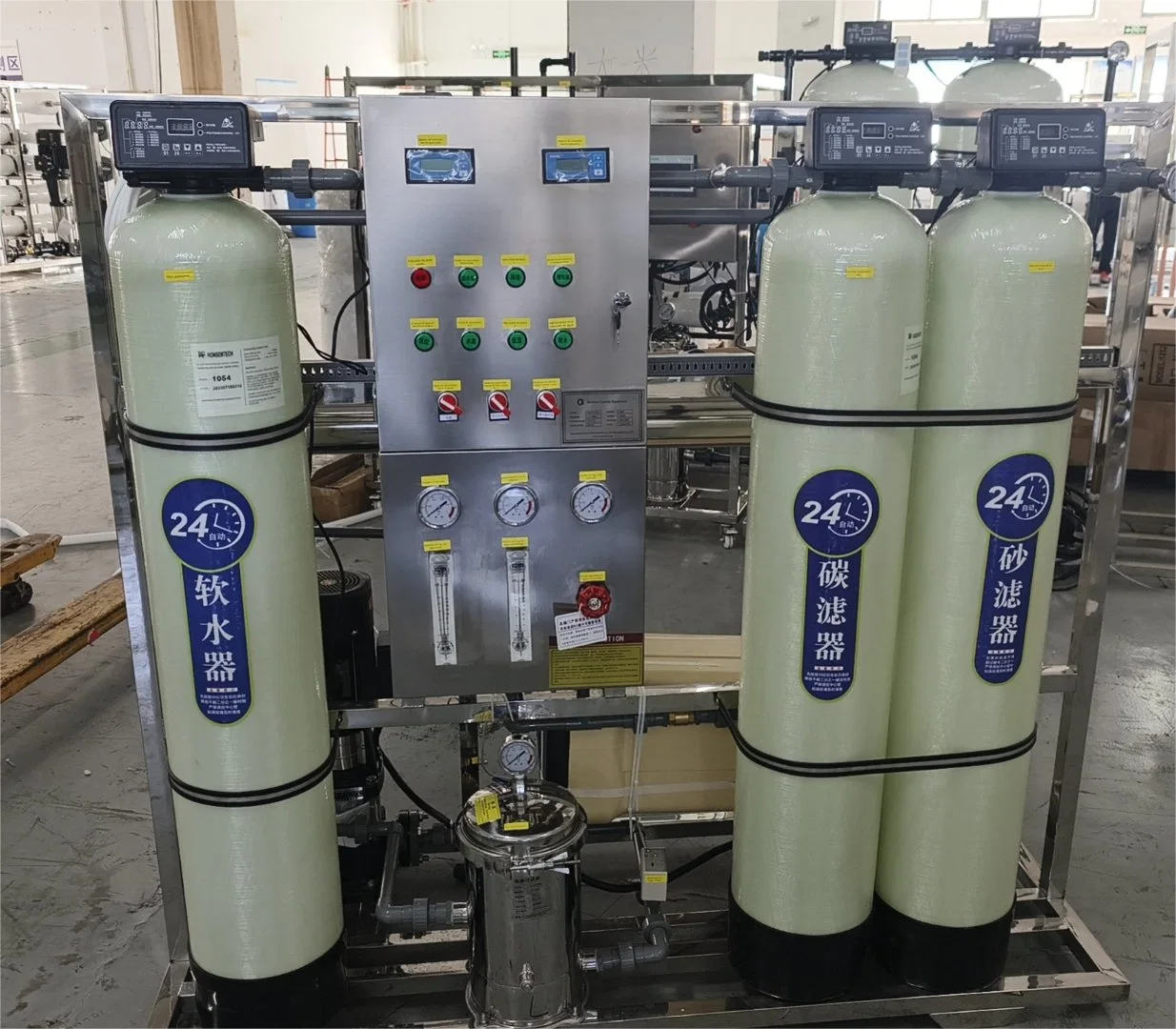 1000 Lph Industrial Manufacturer Reverse Osmosis RO System Water Equipment