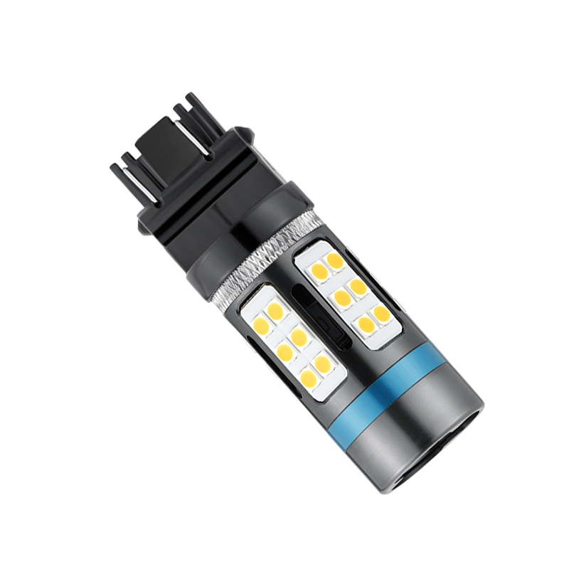 Libre de errores de alta potencia 3157 W27/5Canbus P 3156 3057 4157 Intermitente LED Bombilla de luz lateral en color ámbar