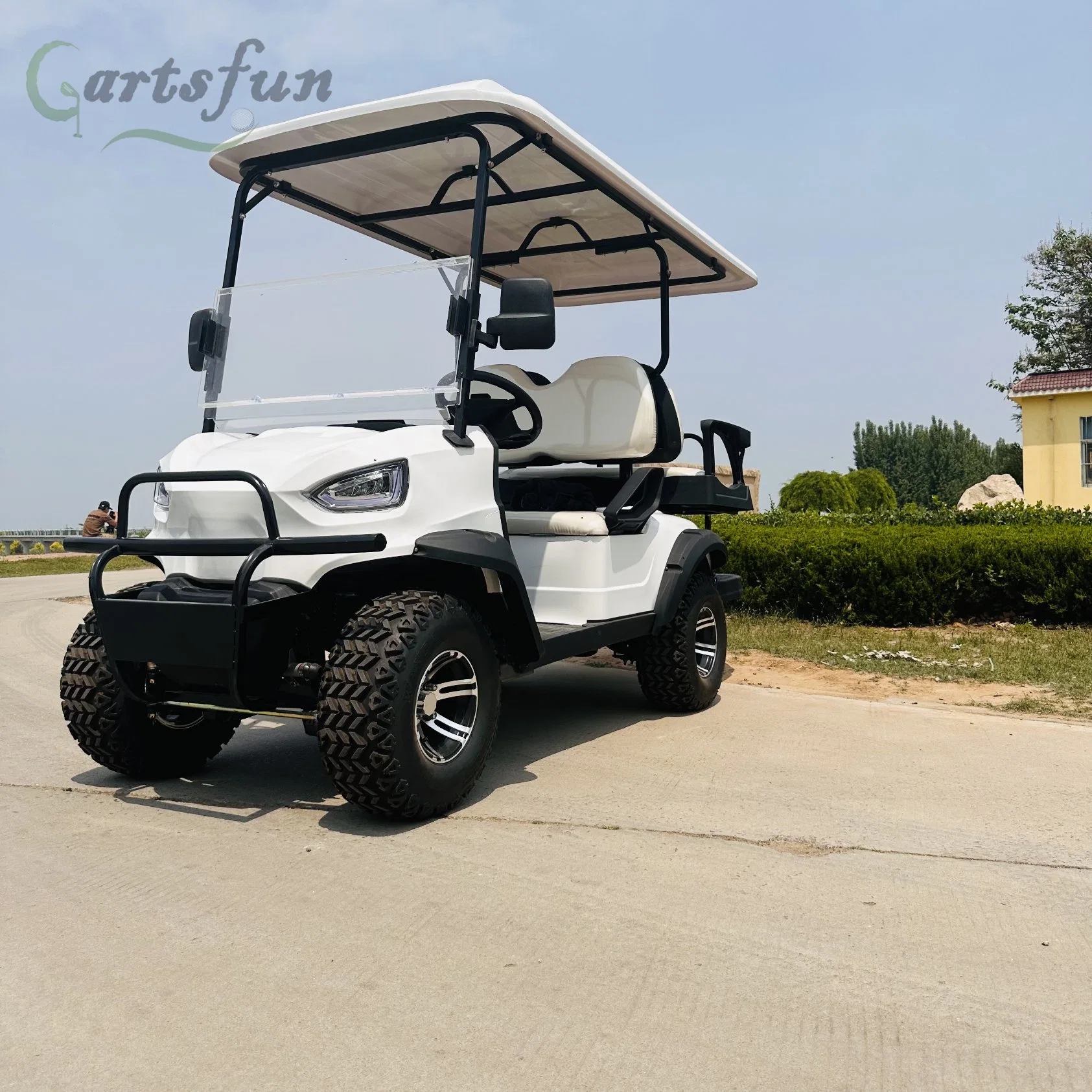 100 km chumbo ácido/bateria de lítio Carro de golfe eléctrico