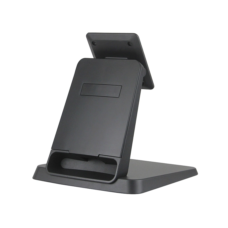 Verstellbares quadratisches POS-System Kasse POS Terminal Bracket Dual VESA-POS-Ständer