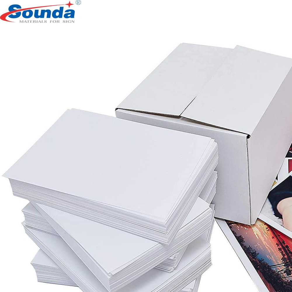 Glossy Water-Based Photo Paper with Free Samples Offered by Sounda