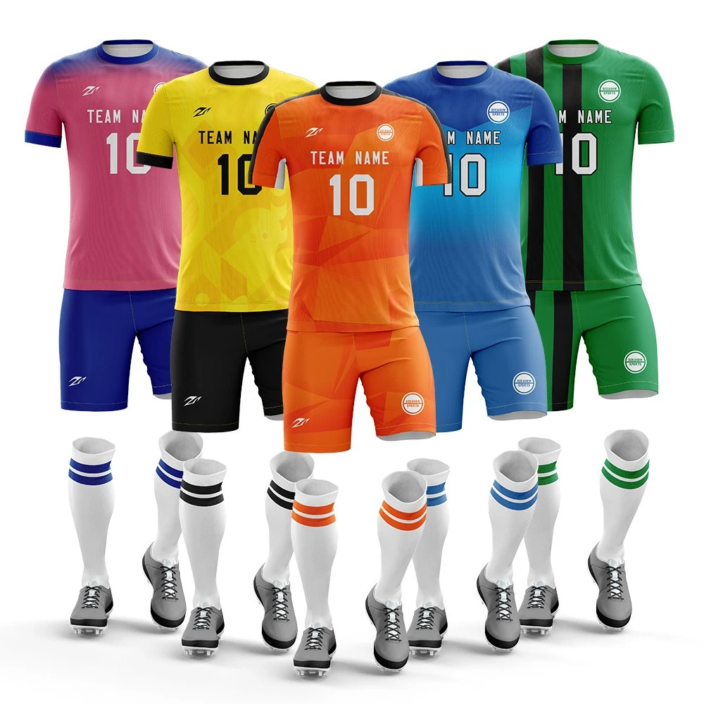 New Sublimation Club Soccer Jersey Men Personalized Custom Blank Football Soccer Jersey