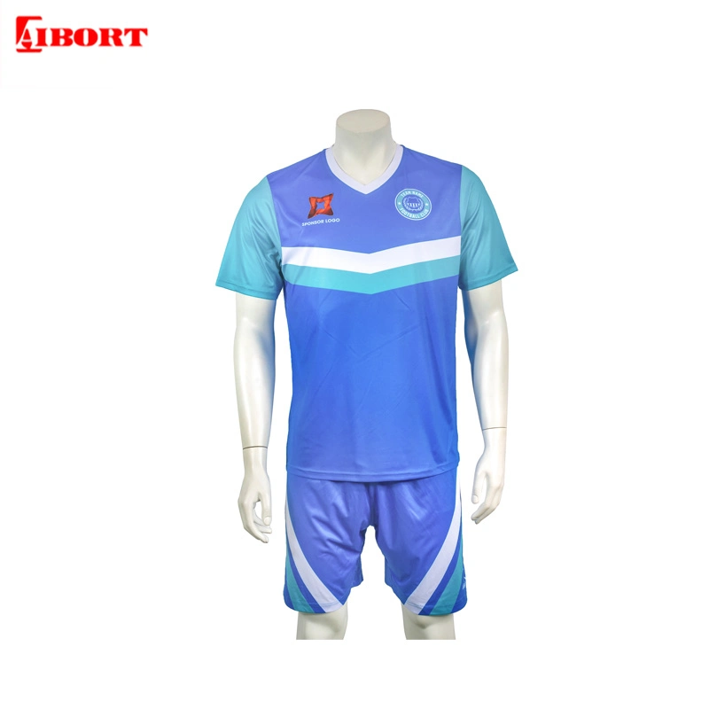 Aibort Custom Polyester Full Sublimation Youth Football Uniforms (T-VB-86)