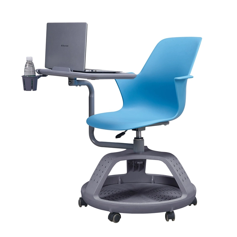 Wheels PP College Student School Writing Training Chair with Tablet