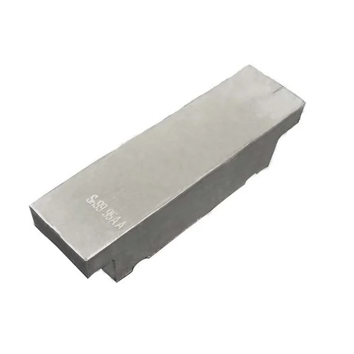 High Purity Tin Ingot 99.99% Lme Standard