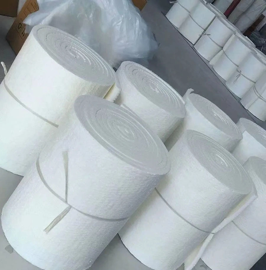 High Temperature 1600c Polycrystalline Mullite Ceramic Fiber Blanket Bio Soluble Fiber Blanket