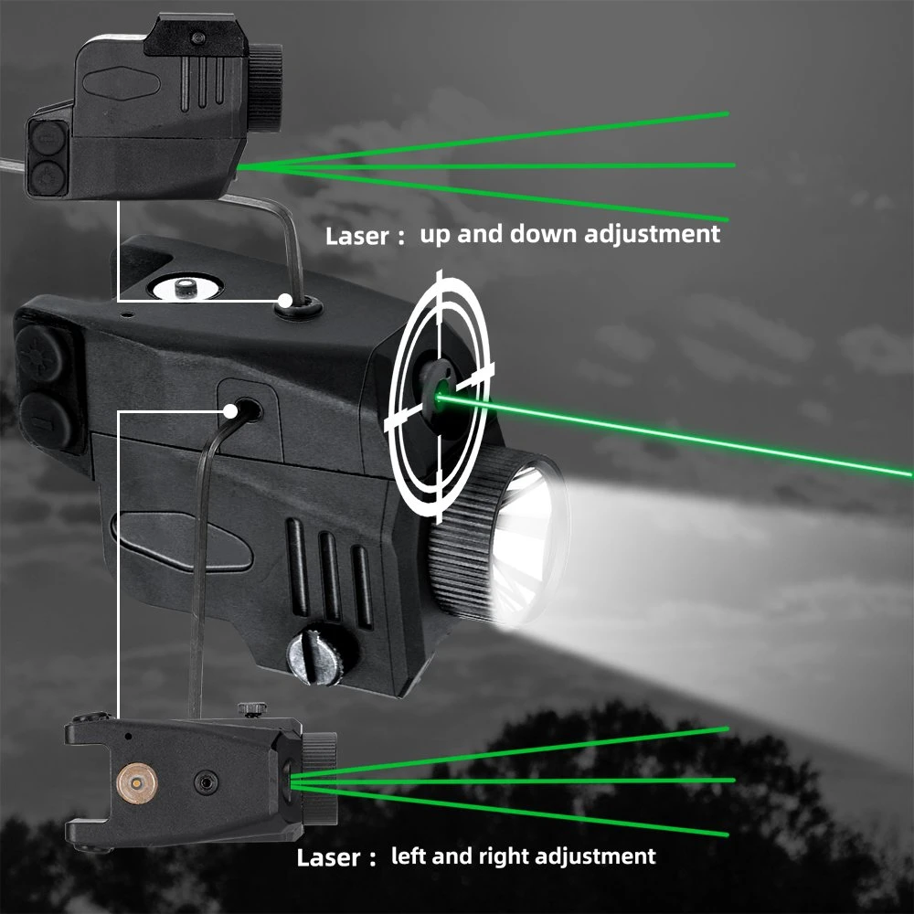 Luz de caça permanecer na ribalta Laser Verde atracções para combinação imbatível de desempenho de fotografia