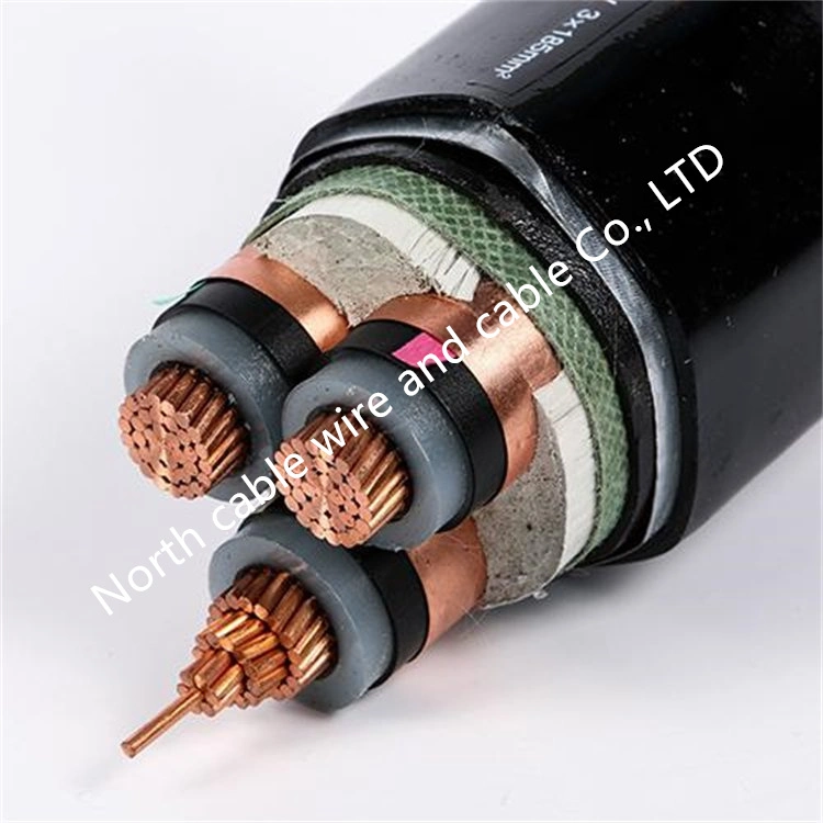 3.6/6kv 18/30kv 10kv Steel Tape Armour Electrical Cable 3 Core Cable High Voltage Power Cable