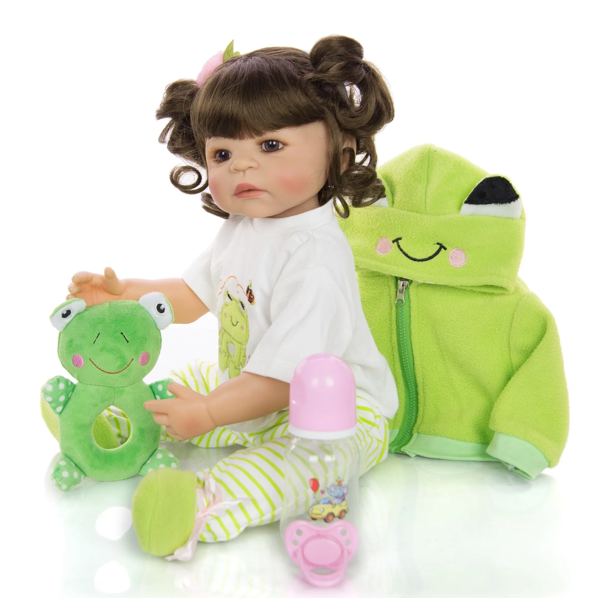 Yosi renacer de la marca Baby Doll 22 pulgadas de gran realismo renace Muñecas bebe niña muñeca para niños regalos Boneca muñecas