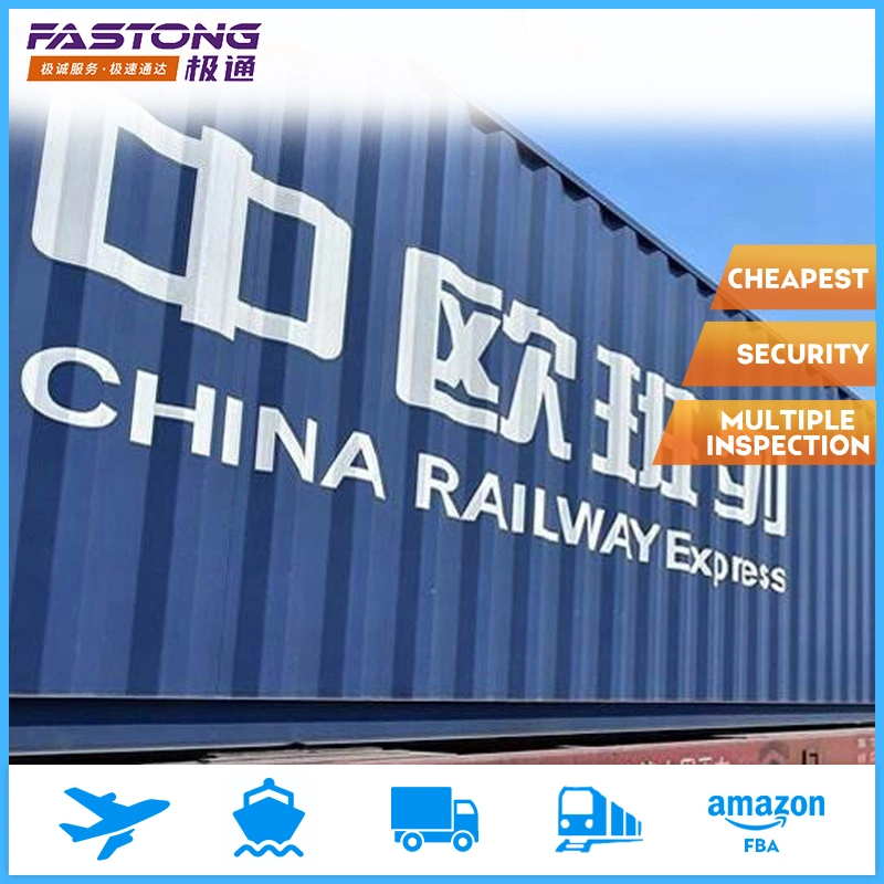 Professionelle Eisenbahn Transport Logistik Service Zug Fracht von Jinan, China nach Moskau, Russland